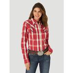 Wrangler Womens Retro Blouse Red-LW1015R