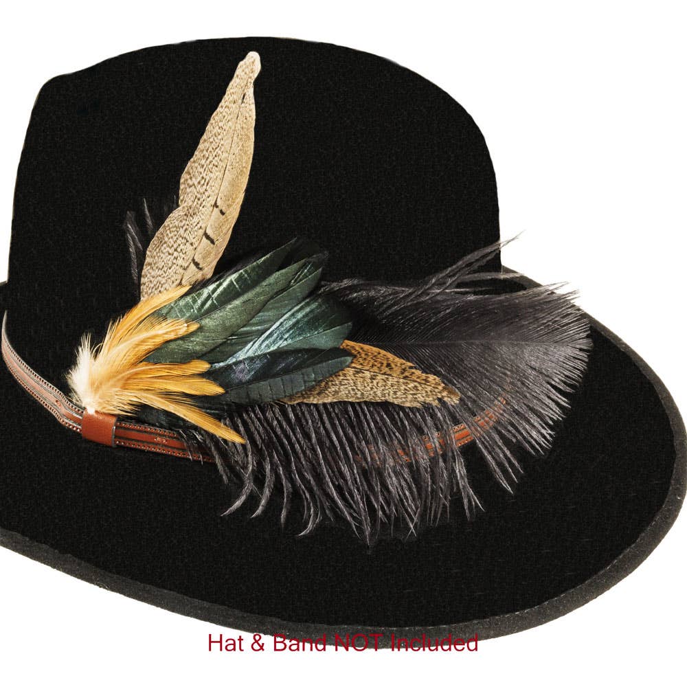 American Hat Makers Multicolor Hat Feather Yahara - 810181-MLT