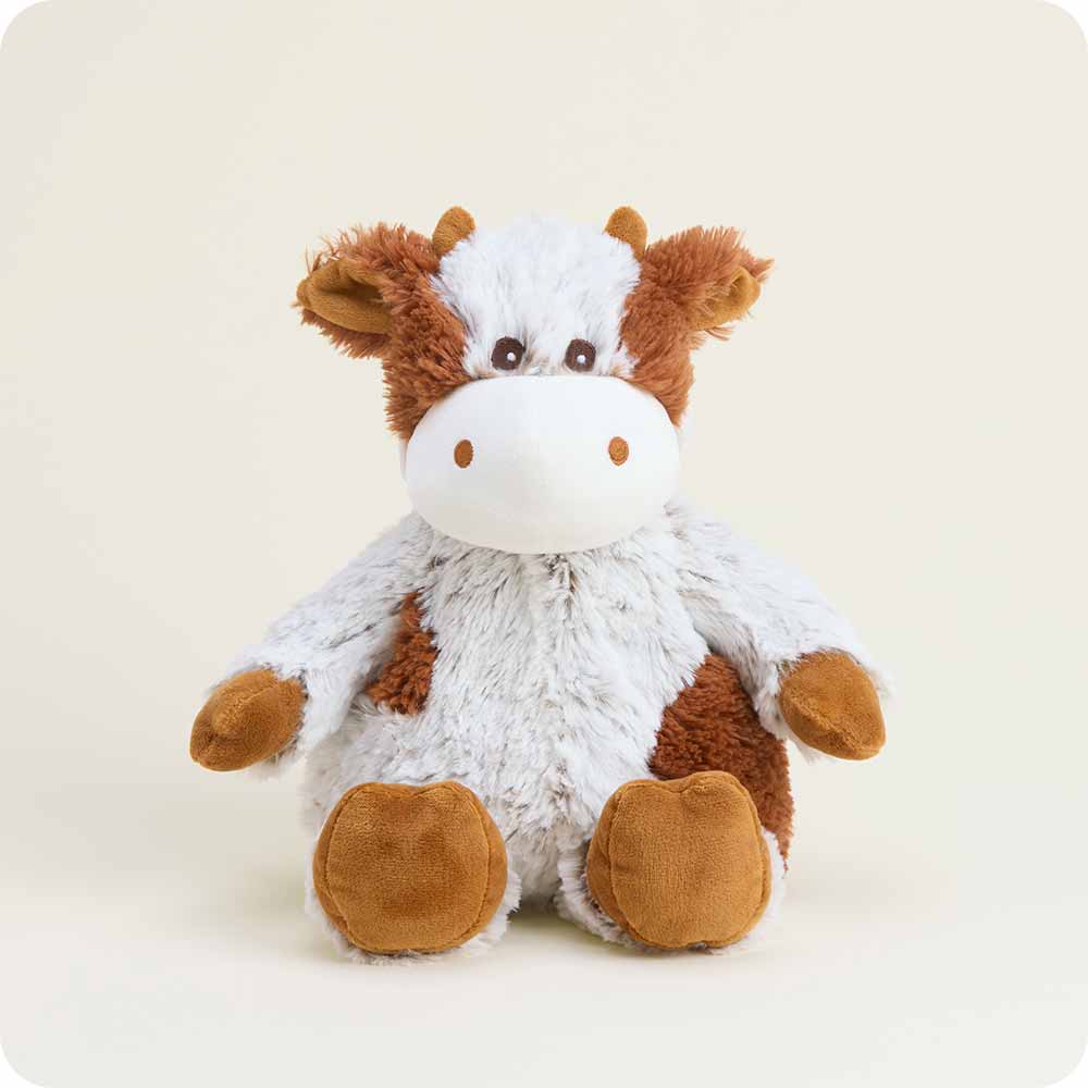 Warmies Cinnamon Latte Cow 13" Microwavable Plush