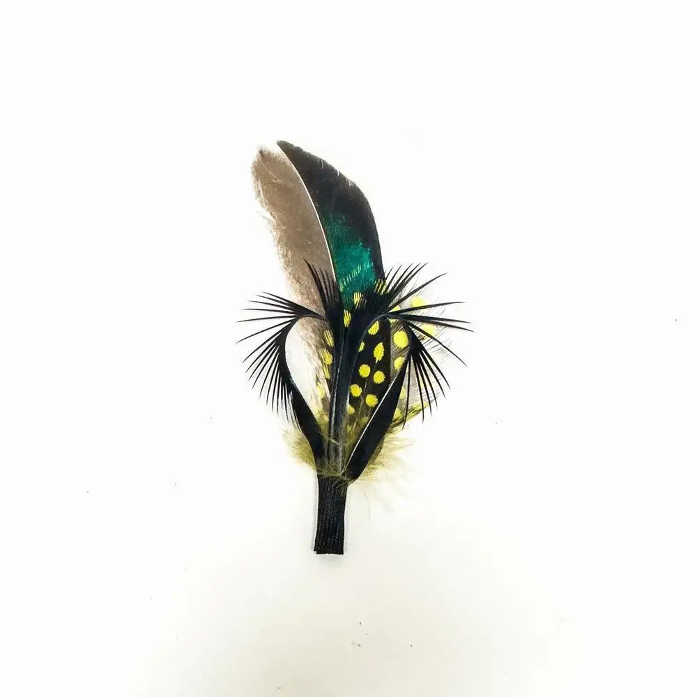 American Hat Makers Feather Hat Accent Bliss Black - 810072-BLK