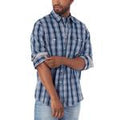 Wrangler Retro Denim Plaid Button-MVR546B