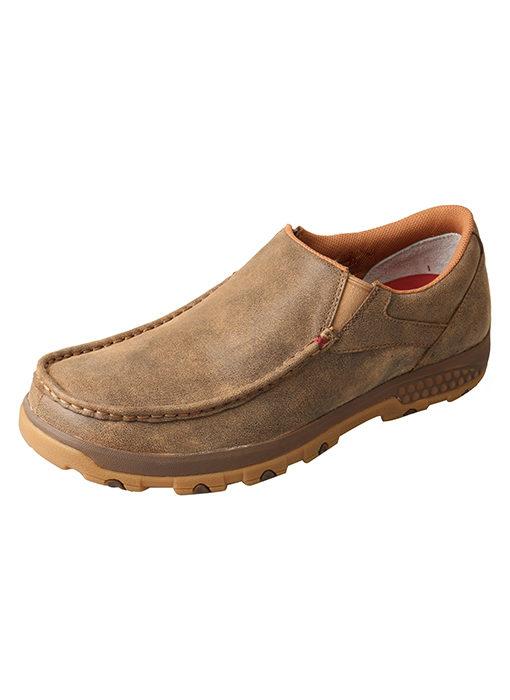 Twisted X Mens Slip-On Driving Moc | Mxc0003 Leather Western Boot-MXC0003