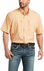 Ariat Mens Venttek Classic Short Sleeve Shirt Coral Sn-10034964