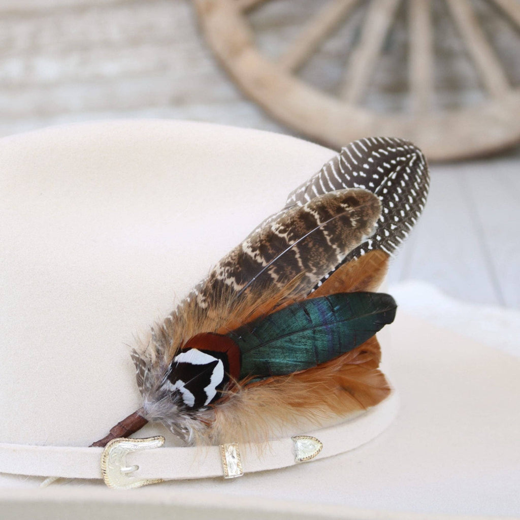 Willow Lane Hat Co. Feather Hat Accent - Terlingua - WLHF-TERL