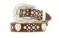 M&F Western Girl N Yth Croco Rs/Nh Brn