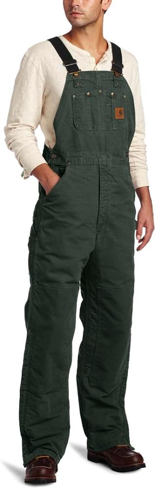 Carhartt Sandstn Bib-Quilted-R27MOS