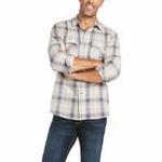 Ariat Mens Atherton Retro Snap Long Sleeve Dun-10035374