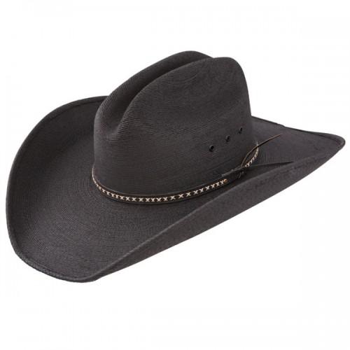 Stetson Resistol Jason Aldean Asphalt Cowboy Palm Straw Hat-RSASCWBJA4107