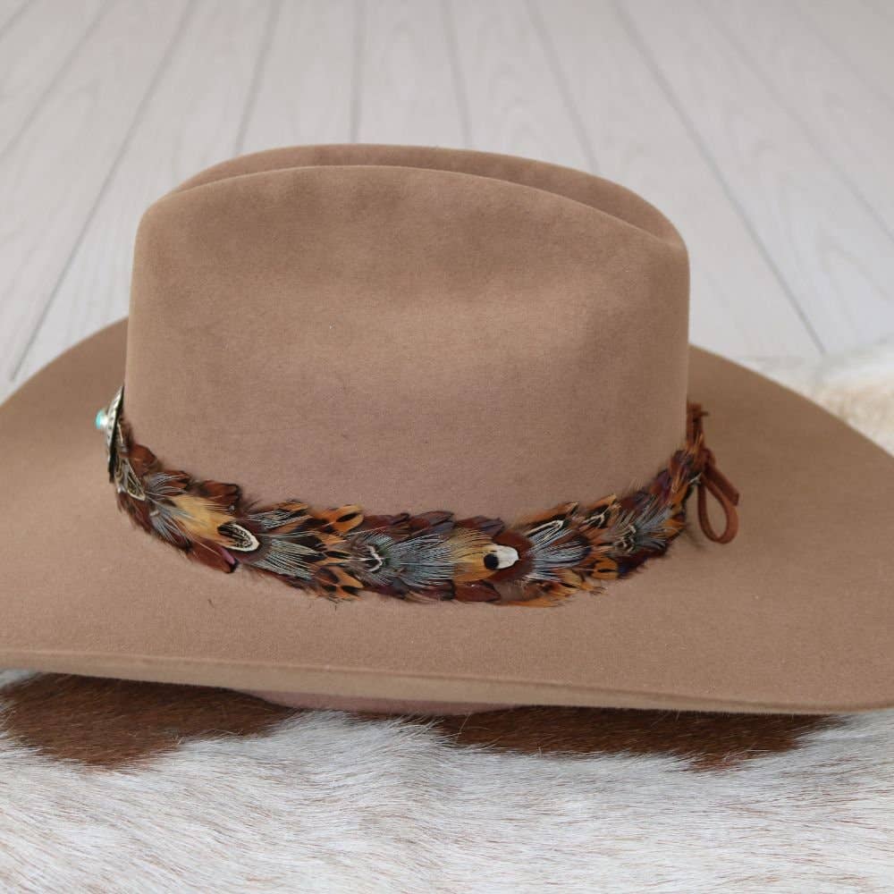 Willow Lane Hat Co. Western Feather Hat Band - Telluride - WLFHB-TLRD