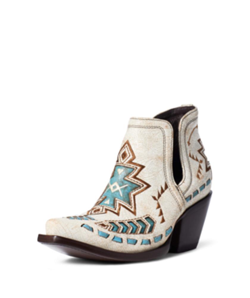 Ariat Womens Dixon Aztec Crkld White-10035972