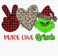 Willis Creek Transfers Peace,Love,Grinch-WC02
