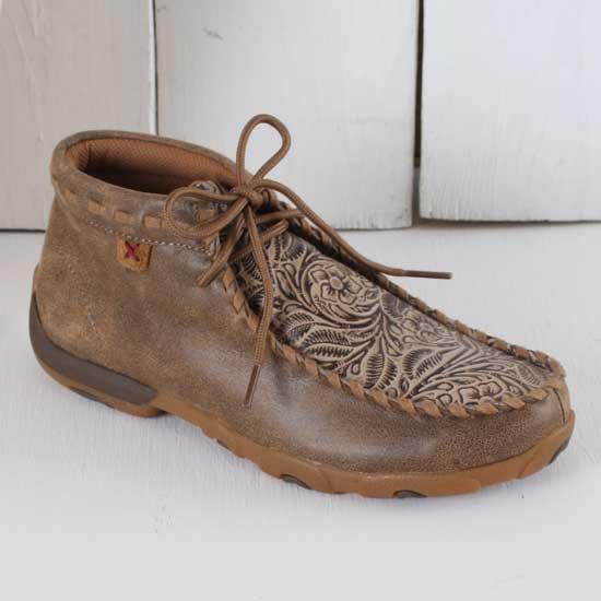 Twisted X Womens Chukka Driving Moc | Wdm0080 Leather Western Boot-WDM0080