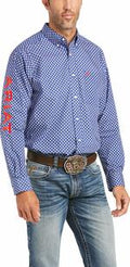 Ariat Mens Team Barle Long Sleeve Shirt-10036429