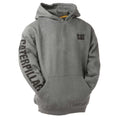 Caterpillar Mens Gray Trademark Banner Hooded Sweatshirt-1910709-004