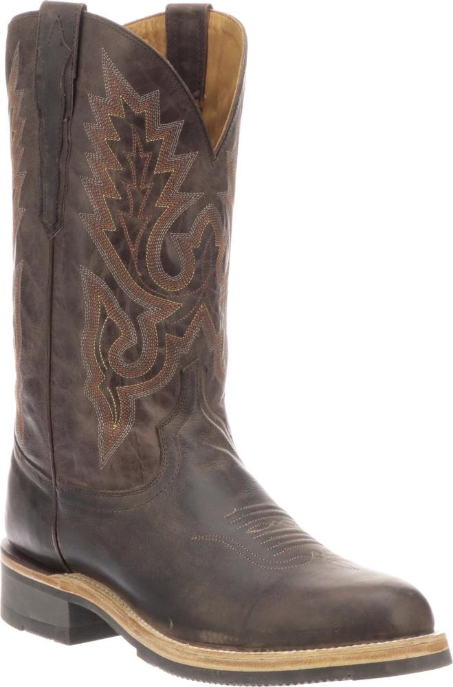 Lucchese Mens Rusty Dark Brown Boots-M0028.CF