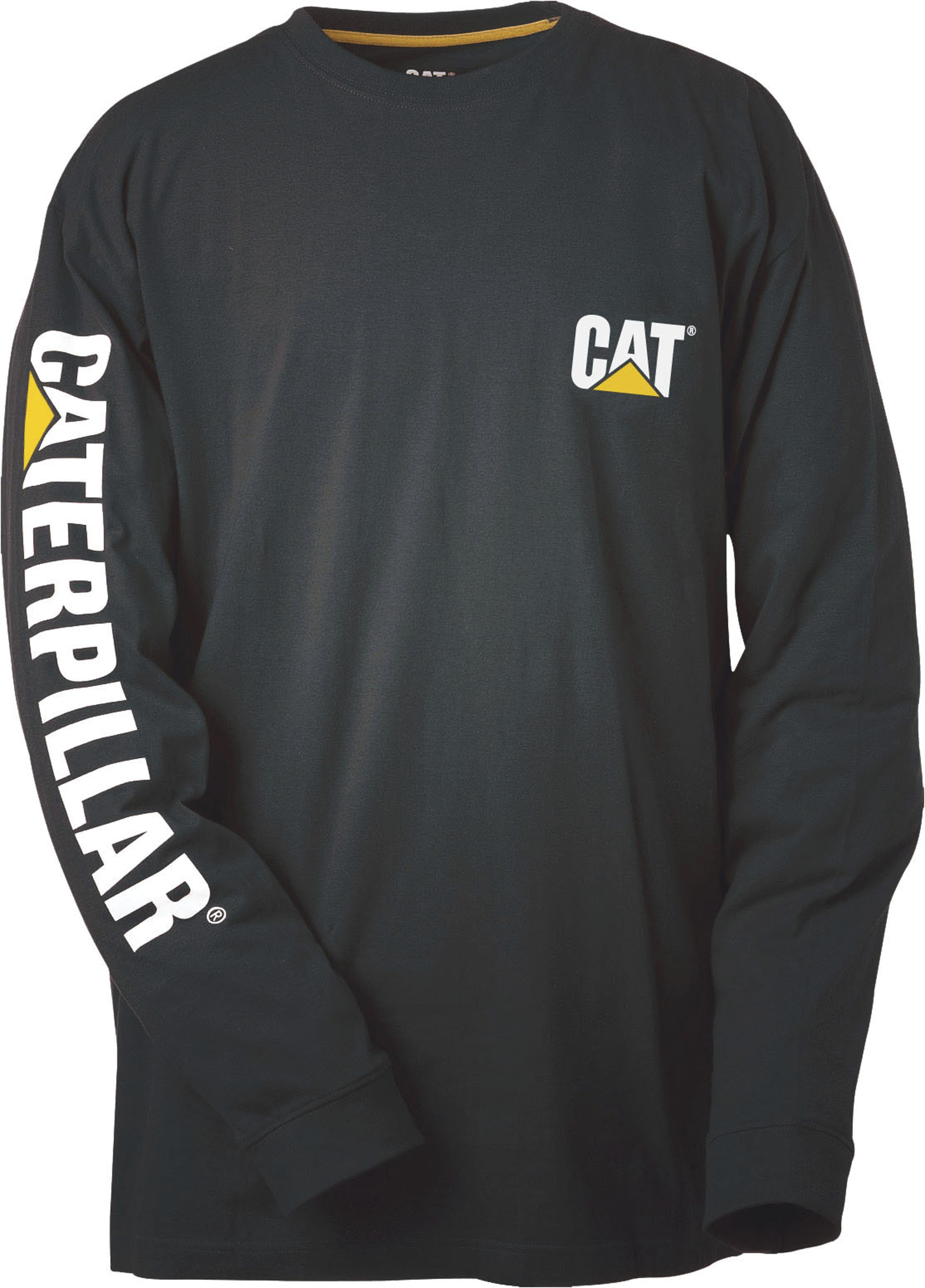 Caterpillar Mens Trademark Banner Long Sleeve Tee 3325-1510034-016