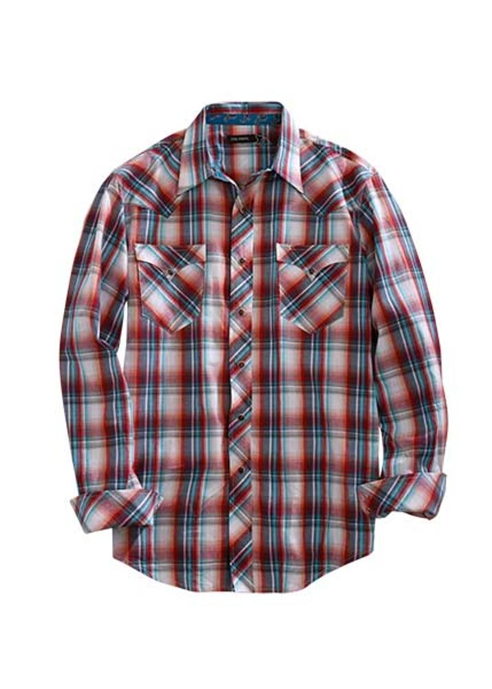Roper Mens Tin Haul Mens L/S Shirt Snap-01-062-277