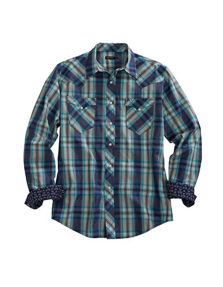 Roper Mens Tin Haul Mens L/S Shirt Snap-01-062-4028