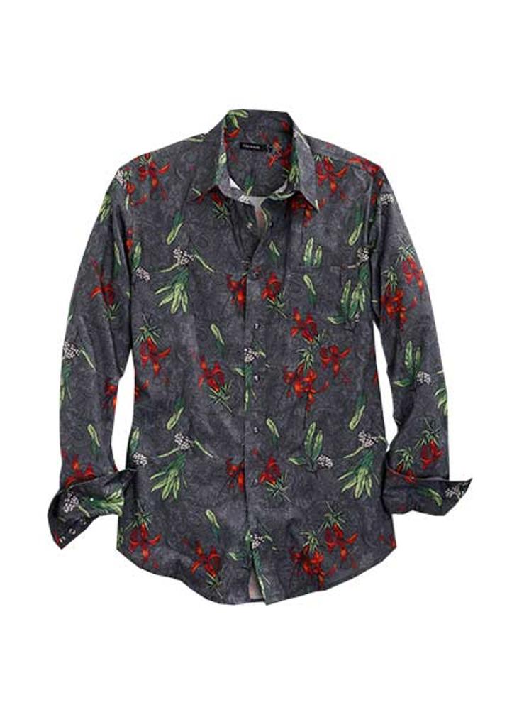 Roper Mens Tin Haul Mens L/S Shirt Snap-01-064-468