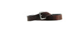 M and F Western Belt- Work Triple Stitch Brown - Mens