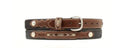 M&F Western Kids Black/Brn Conchos Belt