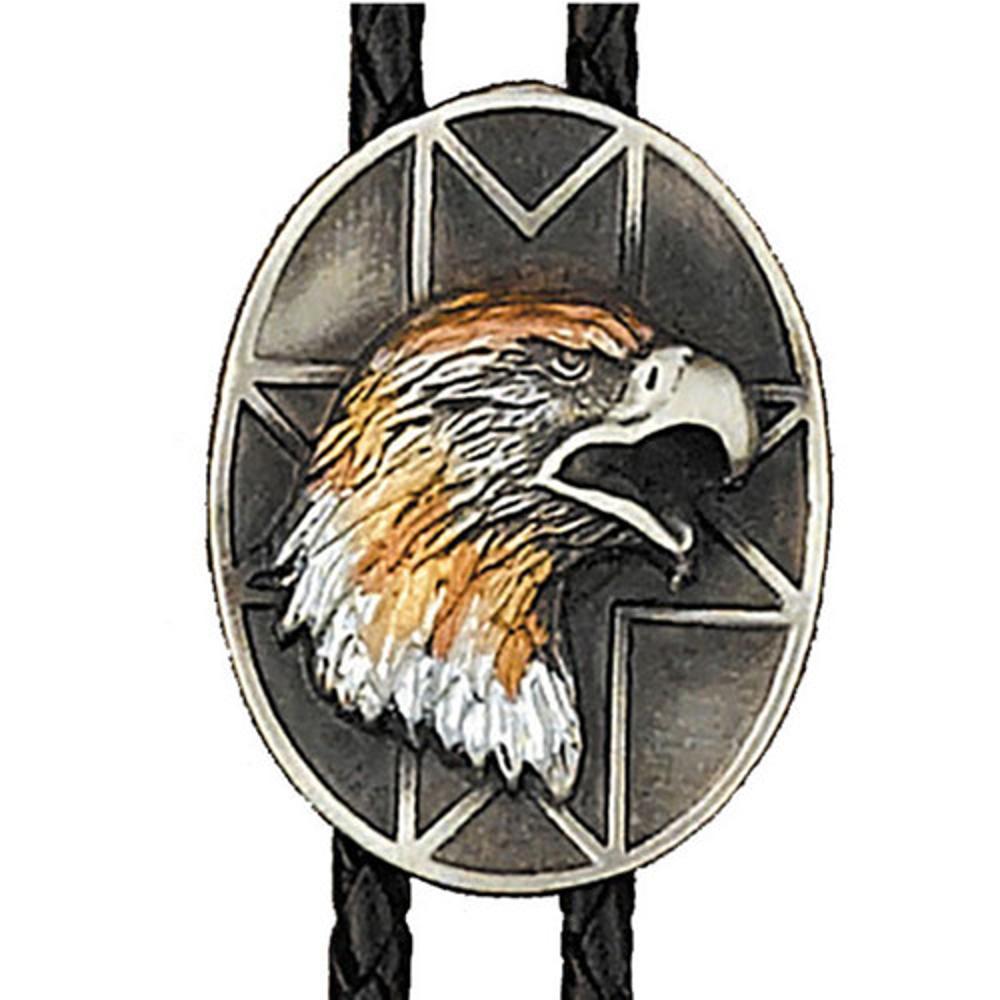 Western Express Inc Bolo-Tricolor Eagle Head-BT-1168
