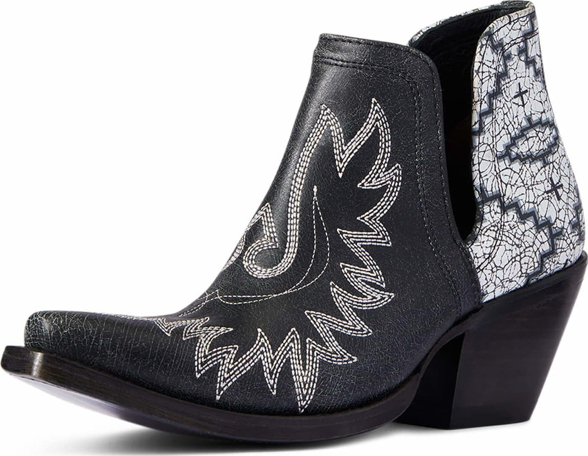 Ariat Womens Pendleton Dixon Dstrsd Blk/kva-10038475