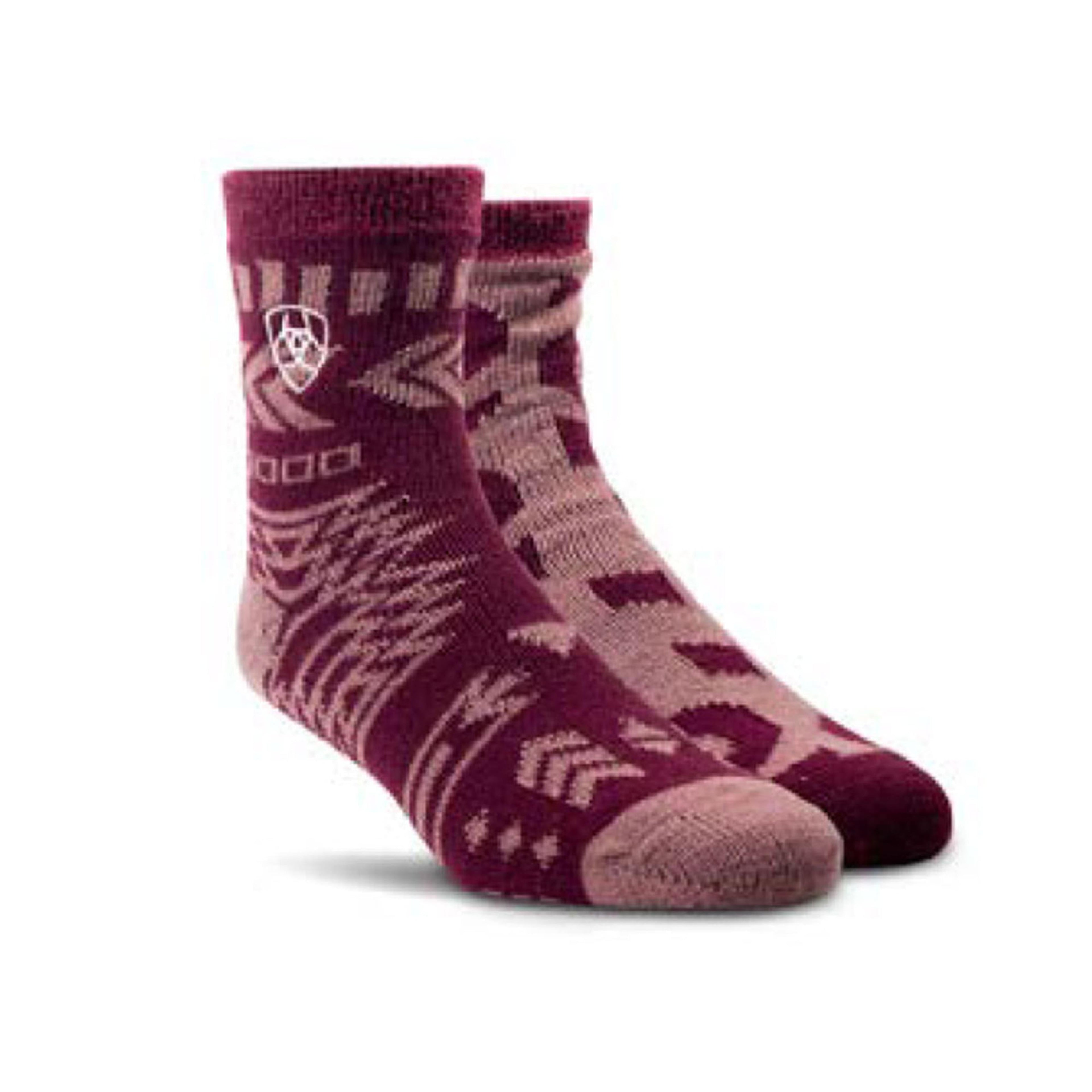 Ariat Mens 2 Pack Cozy Aloe House Sock-AR3105-650