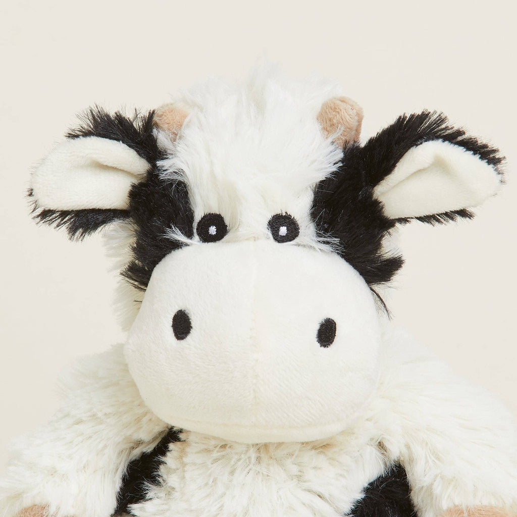 Warmies Junior Black And White Cow 9" Microwavable Plush view 2