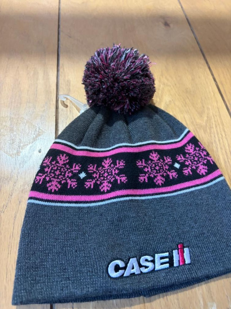 540 Brands Case Ih Grey/Pink Pom Pom