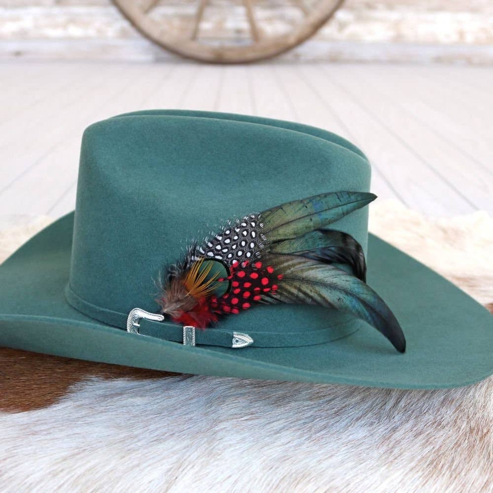 Willow Lane Hat Co. Feather Hat Accent - Sombra - WLHF-SMB