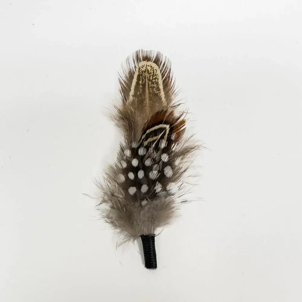 American Hat Makers Feather Hat Accent Sandi Brown - 8160067-BRN