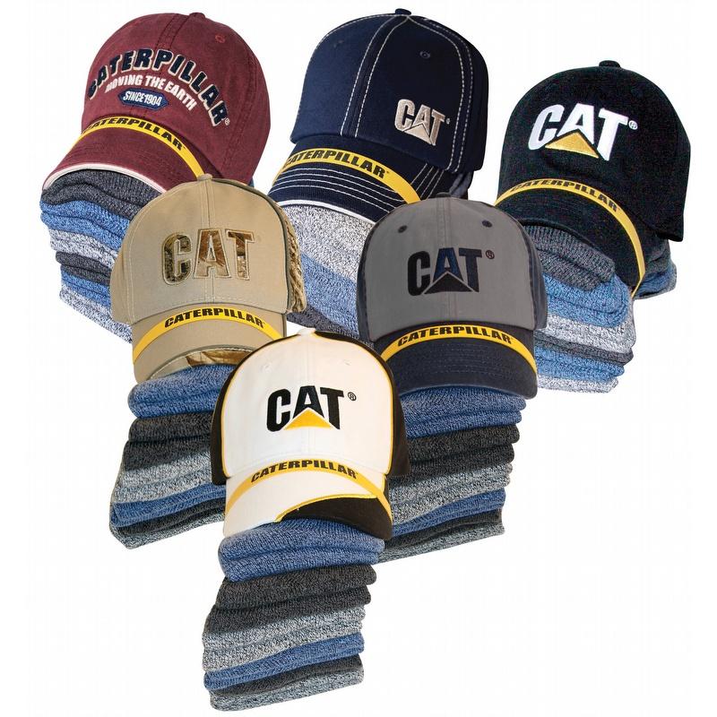 Caterpillar Mens Sock and Cap Bundle-1490005