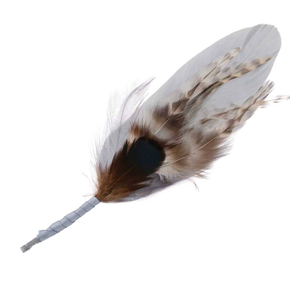 Willow Lane Hat Co. Feather Hat Accent - Sweet Cream - WLF2-SC