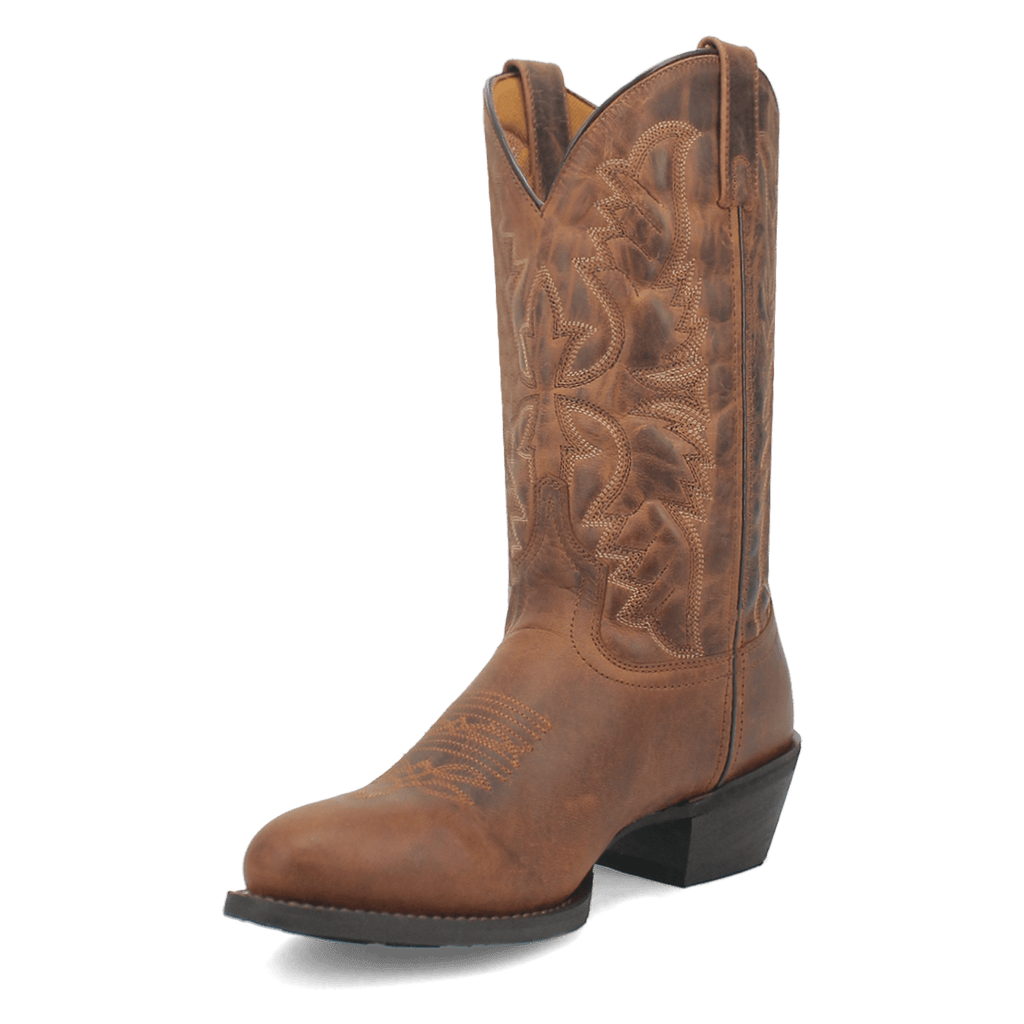 Laredo Mens Birchwood Leather Western Boot Tan-68452