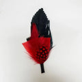American Hat Makers Feather Hat Accent Jubilee Red - 810076-RED