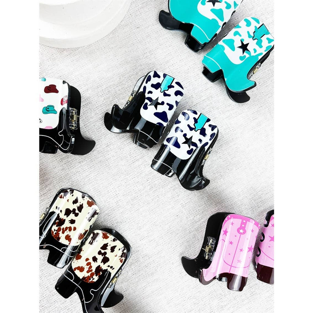 Love And Repeat Mini Cowboy Boot Hair Claw Clip LRPCJC-11532M - view 7