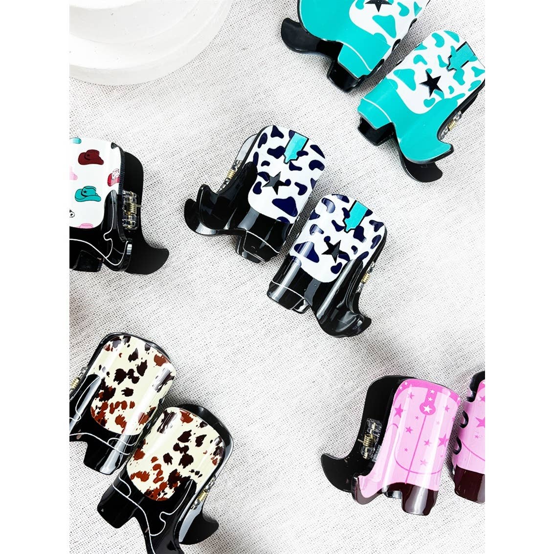 Love And Repeat Mini Cowboy Boot Hair Claw Clip LRPCJC-11532M - view 7