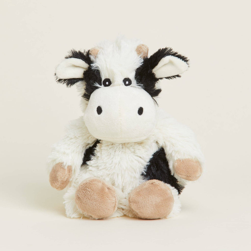 Warmies Junior Black And White Cow 9" Microwavable Plush