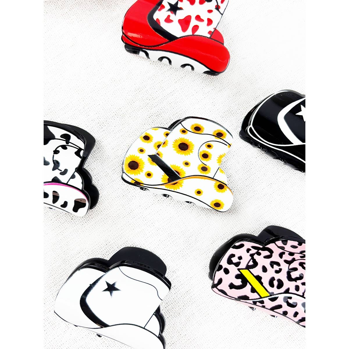 Love And Repeat Mini Cowboy Hat Hair Claw Clip LRPCJC-11533M