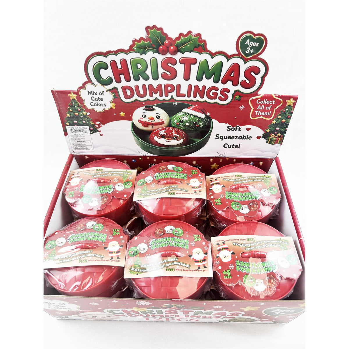 Love And Repeat Kids Christmas Mini Glitter Maltose Dumpling Squishy LRLLE0509 - view 15