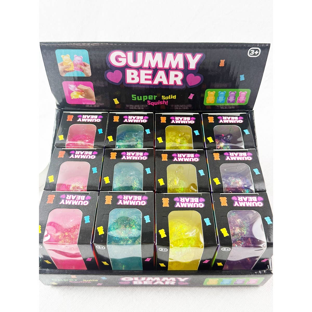 Love And Repeat Kids Glitter Gummy Bear Squishy LRMLCT041 - view 4