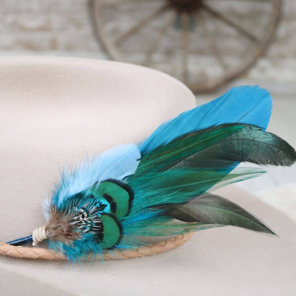 Willow Lane Hat Co. Feather Hat Accent - Billie - WLHF-BIL