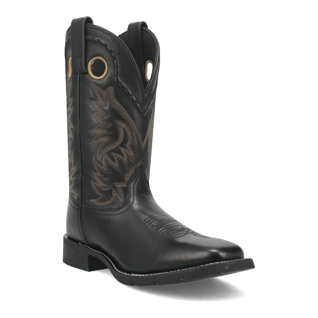 Laredo Mens Kane Leather Western Boot Black-7710