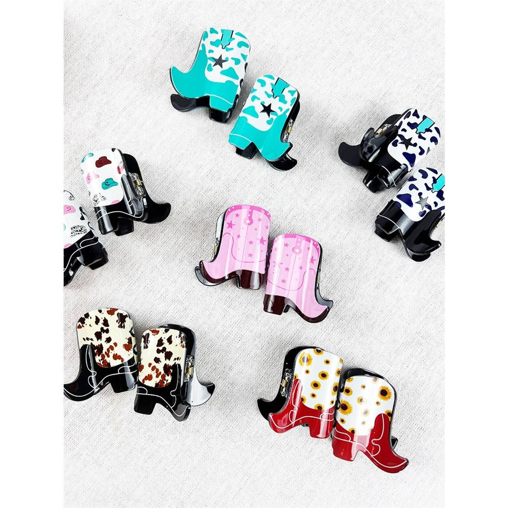 Love And Repeat Mini Cowboy Boot Hair Claw Clip LRPCJC-11532M - view 2
