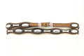M and F Western 3/8 Genuine Leather Scalloped Hatband 6107 - Mens