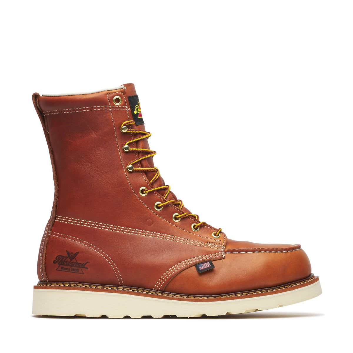 Thorogood Mens Lace-Up Steel Moc Toe American - view 3
