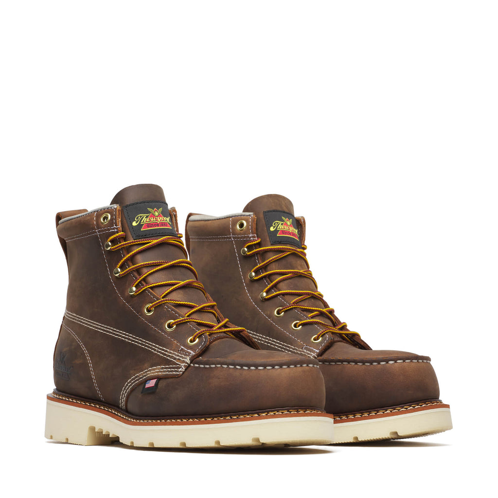 Thorogood Mens Steel 6-Inch Moc Toe American - view 2