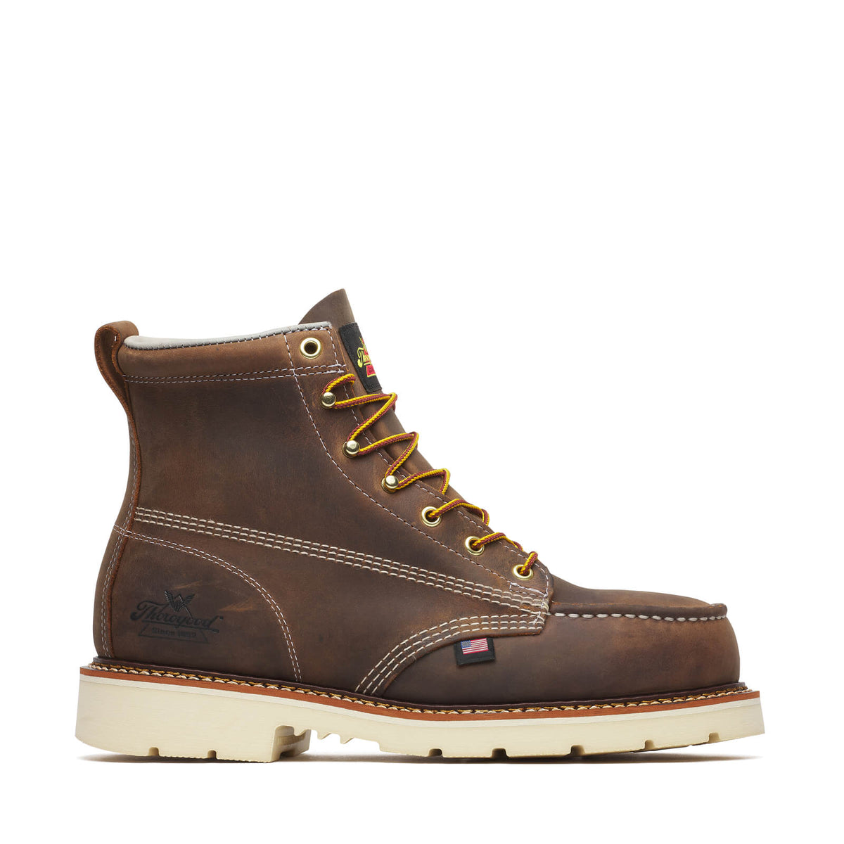 Thorogood Mens Steel 6-Inch Moc Toe American - view 3
