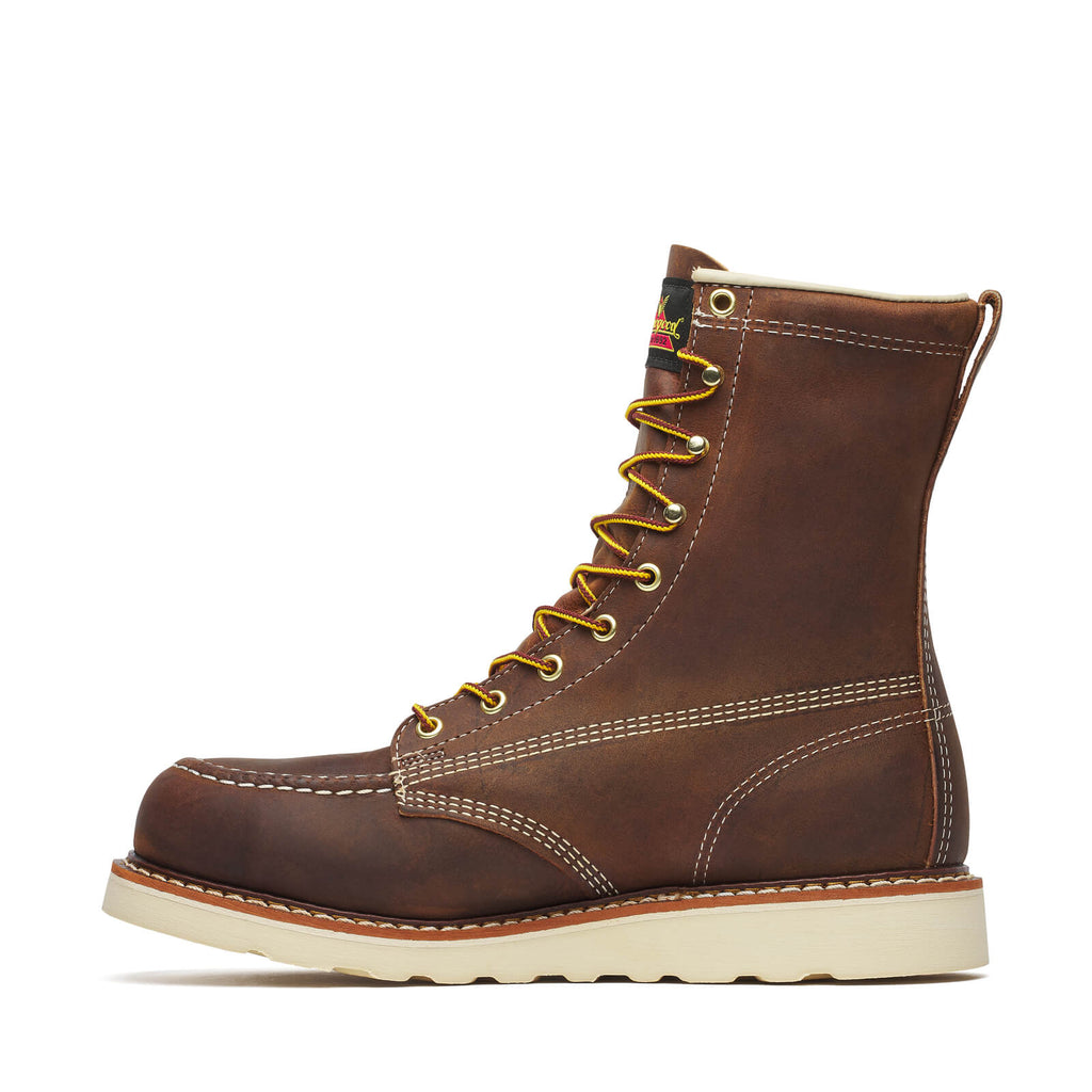 Thorogood Mens 8 Inch Lace-Up Steel Moc Toe Boot - view 6